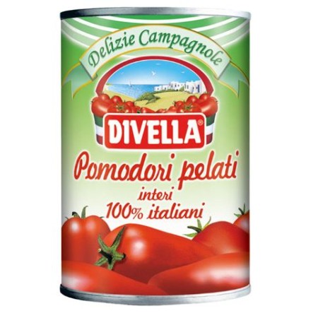 POMODORI PELATI ITALIANI 'DIVELLA'gr.400